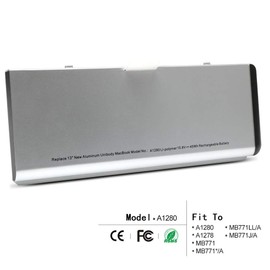 VillaCool A1280 Laptop Battery Compatible with A-pple Mac Book 13 Inch A1280 A1278 (2008 Version),Compatible for MB771G/A MB466LL/A MB467LL/A