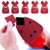 LESNIC 120 Grits 80pcs Mouse Sander Pads, Mouse Sander Discs