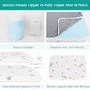 Crib Mattress Topper Pad Waterproof, Memory Foam 2-Inch Toddler Bed