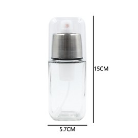 Xiedeai 180ML Olivenöl Sprühflasche Glas Ölsprüher Spender mit Manuell Druckpumpe Nachfüllbar Pneumatisch Ölflaschen Kann Weiter Öl Sprühen Küche Gadgets für Fritteuse Backen Salat