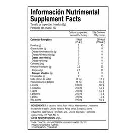 BCAA 211 Alpha Nutrition Aminoacidos 500 grs 100 Porciones Sabor Uva