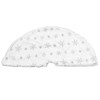 35.4in Christmas Tree Skirt Round Shape Soft Comfortable White Christmas