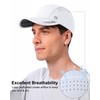 GADIEMKENSD UPF 50+ Foldable Sport Cap with Reflective Accent, Men's
