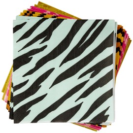 C.R. Gibson Party Animal Beverage Napkins, 200 Count (TW4-25362)