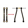 INJORA Brass High Clearance Front 4 Links Set 43g Links