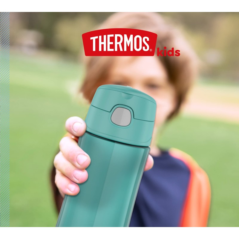 Thermos Kids Funtainer Tritan Bottle, Ocean Teal, Children's Drinking Bottle