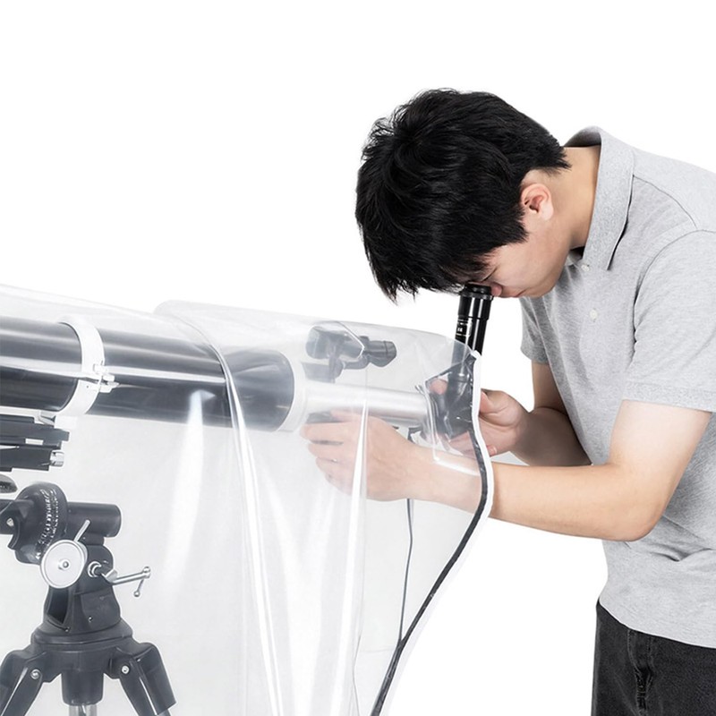 2pcs JJC Telescope Rain Cover Clear Astronomical Telescope Rain Cover