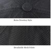LOJAX Men's Hunting Hat, Summer, Cool, Mesh Casket Cap, Beret,