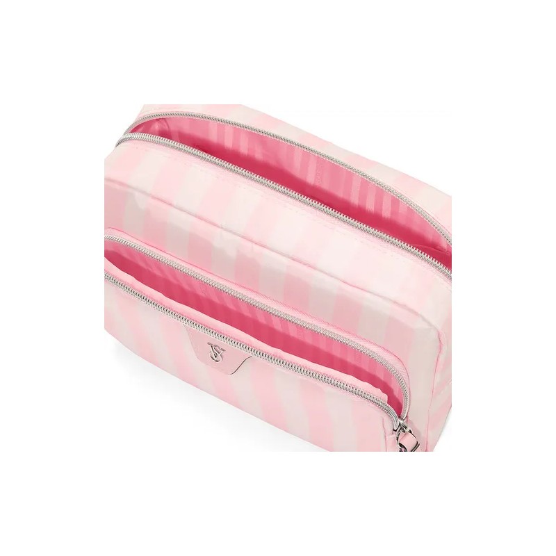 Cosmetiquera/ Neceser 4 En 1 Victoria´s Secret Color Rosa rayas