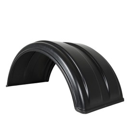 Buyers Products 8590196 Full Radius Poly Fender to Fit 18 to 19-1/2 Inch Dual Wheels, Corrosion Resistant Truck and Trailer Fender, Mounting Hardware Sold Separately
