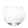 CYS EXCEL Glass Moon Vase Oval Bowl (H:7.5" L:9.25") |