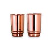 HEALTHANDWEALTH Copper Tumblers - 350ml (11.8 fl. oz.) for Pure