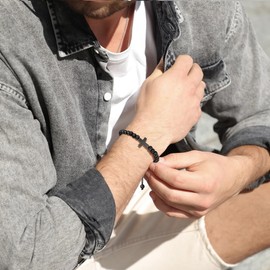 Father's Day Gifts For Son To My Son Cross Bracelet From Mom Son Graduation Gift Birthday Gifts For Him Son High School Graduation Gifts For Son Class Of 2024 Gifts Son Christian Gift Communion Gifts