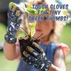 HANDLANDY 2 Pairs Kids Genuine Leather Work Gloves for ages