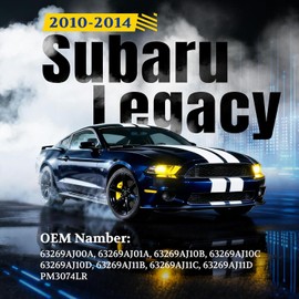 ARANA Rear Hatch Trunk Struts for Subaru Legacy & Outback 2010-2014 2.5i/3.6R/Base/Limited Wagon, PM3074LR Liftgate Lift Support Shocks with Brackets, 2 Pcs(Not Fit Forester or Impreza Outback)