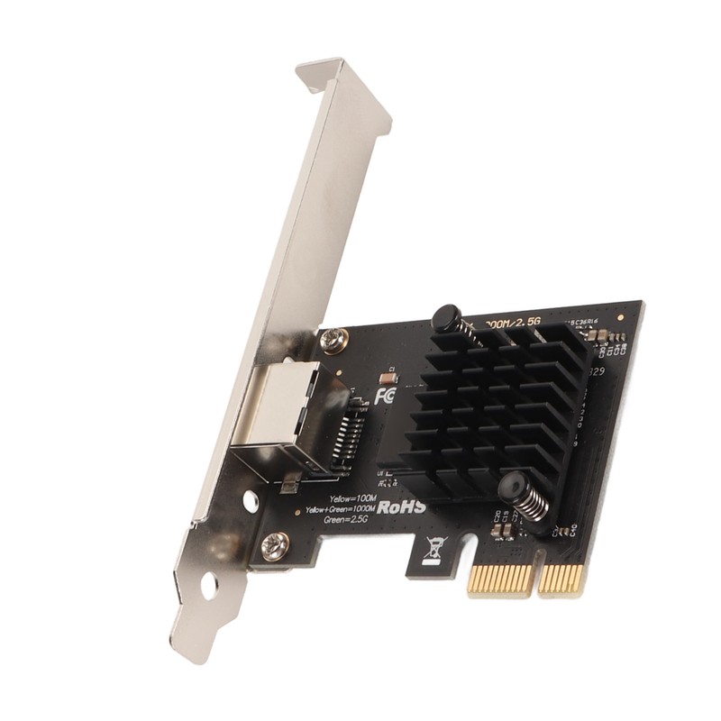 PCIe Network Card 2.5Gbps Remote Wake Up RTL8125 Chip Support
