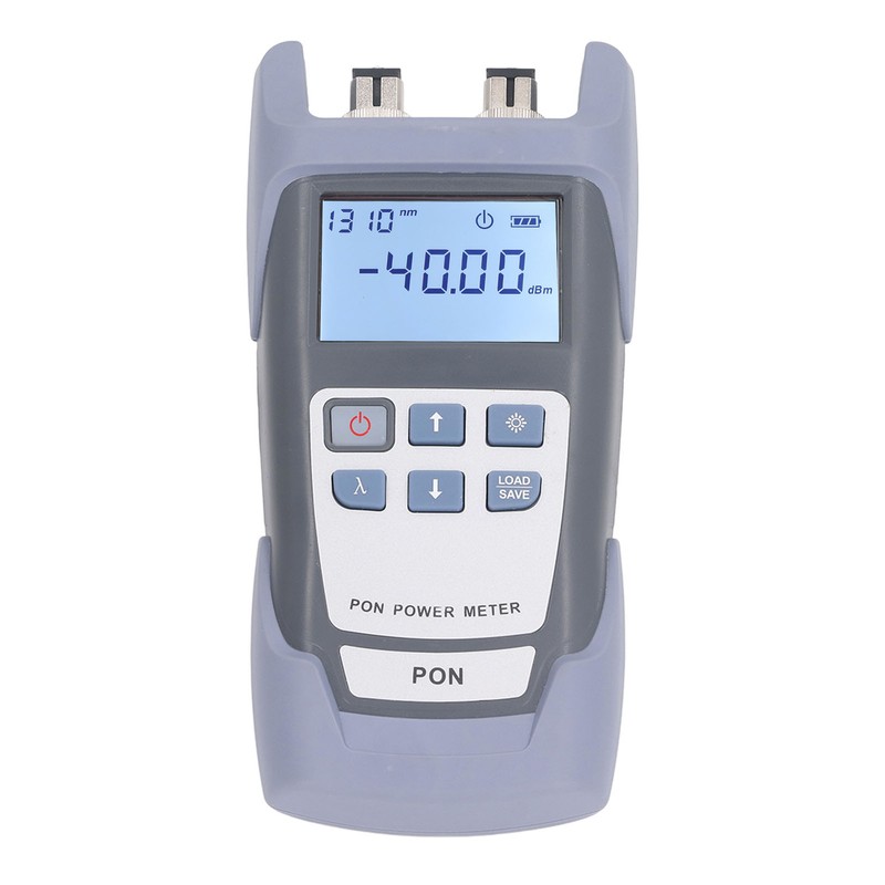 PON Optical Power Meter Fiber Port Checker Red Light Test