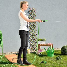 Royal Gardineer Flexschlauch: Dehnbarer Gartenschlauch PRO.V2, 2,5 bis 7,5 m (dehnbarer Wasserschlauch, Flexi Gartenschlauch, Flexibler)