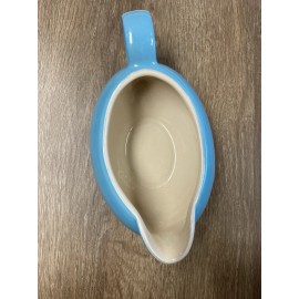 Le Creuset "Turquoise" Signature Gravy Boat LE CREUSET 12 Oz 460ml Stoneware NWT Pitcher