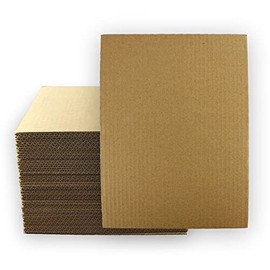 10 EcoSwift 5x7 Corrugated Cardboard Filler Inserts Sheet Pads 1/8" Thick 5 x 7