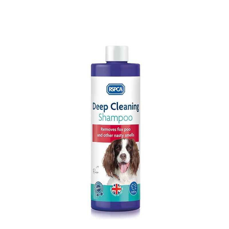 RSPCA 2 x 250ml Deep Cleaning Shampoo - Removes Fox