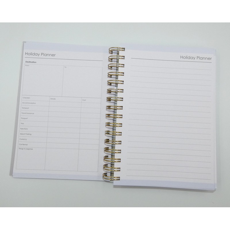 Sixstore 2025 Diary A5 Day to Page Diary Wiro Bound