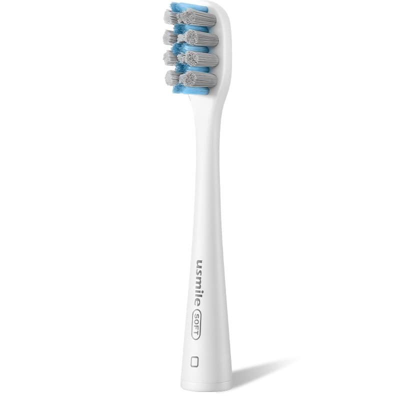 usmile PRO03WHEC Soft Clean Replacement Brush (White) 4 Pieces