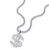 COOLSTEELANDBEYOND Hip Hop Punk Large US Dollar Money Sign Pendant
