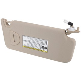 ROADFAR Sun Visor Fits for 2008-2012 for Honda Accord Beige Left Driver Side Windshield Sun Visor with Sunroof