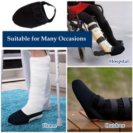 Cast Sock Toe Cover,Cast Toe Cover Cast Sock Over Cast Leg Cast Sock Toe Protector Anti-Slip Cast Sock Cover Protect Cast Walking Aids Boot Plaster Cover Sock for Cast Keep Toes Warm Clean Protected