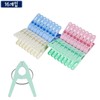 Spring Clothespins - No. 66 (16-Count) Random Color 3ea