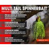 Wild Devil Baits Multi Tail Spinner Bait Artificial Bait Spin
