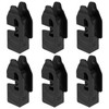 YINETTECH 6Pcs Front Wiper Blades Fitting Hook Clip Adapter for