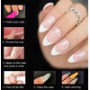 Uñas postizas de color rojo burdeos para prensar - Uñas