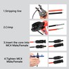 YAODHAOD Solar Plugs, 5 Pairs 1000V 30A Male/Female Solar Adapter