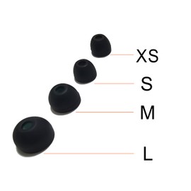 Luckvan Replacement Ear Tips for Sony Earbuds XBA MDR WF Series Silicone Earbuds Tips for Sony in-Ear Earphone WF-1000XM5 WF-1000XM4 WF-SP800N WF-1000XM3 XBA-H1 MDR-XB50AP, 4 Pairs