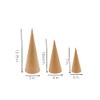 Paper Mache Craft Cones Variety Pack 3 Sizes- 13.75 x