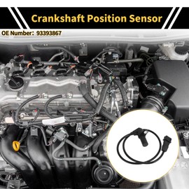 REPAIROCK 1 Pc Crankshaft Position Sensor for Chevy Corsa Hatchback 1.8 Flex 03-05 Crank CKP Sensor Sturdy Metal Plastic Engine Black