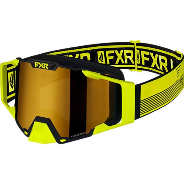 FXR Pilot Goggle Clearidium Dual-Layer Anti-Scratch Anti-Fog HiVis/Black