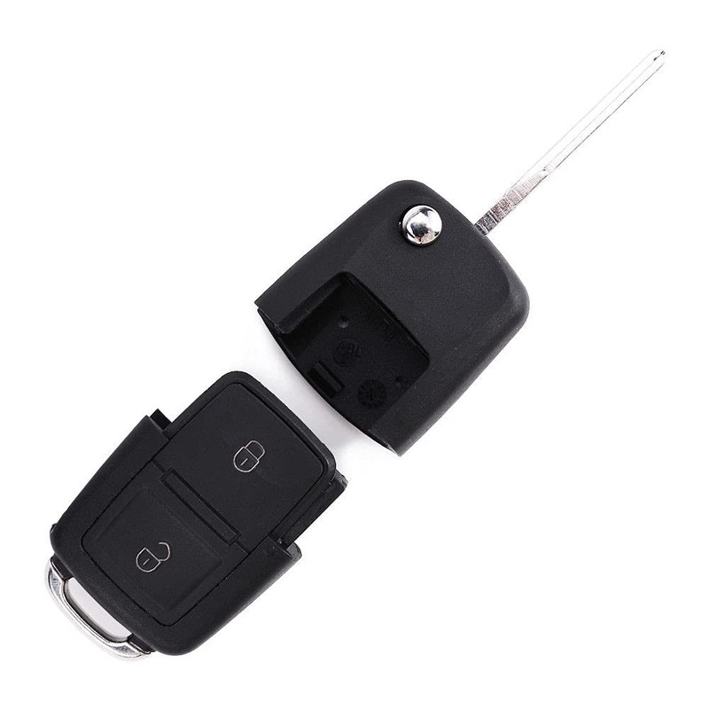 Riloer 2 Button Flip Remote Control For Volkswagen Golf MK4