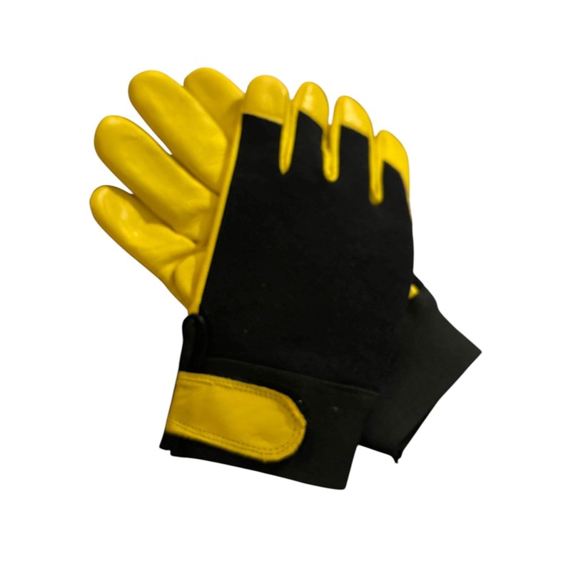 Genuine Cowhide Leather Garden Working safety Thorn Proof Gerdening Gloves