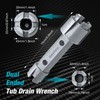 DURATECH 10 "-17" Telescoping Basin Wrench with 1-3/8" to 2-1/2"