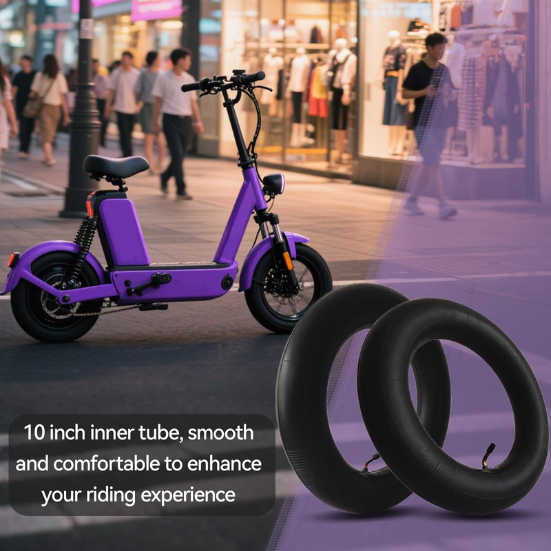 2 Pack 3.50-10 Inner Tube 3.50x10 Scooter Tubes