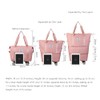 Expandable Large Capacity Weekender and Gym Tote for Women: Versatile