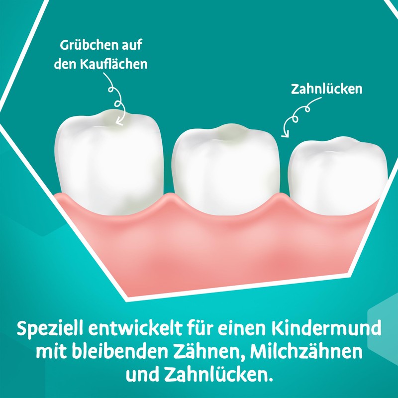 Odol-med3 Juniorzahn Zahnpasta, Zahncreme für Kinder ab 6 Jahren zum