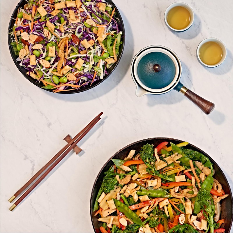 Fresh Gourmet Variety, 1 Asian Fusion Crunch, 1 Southwest Crunch,