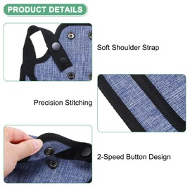 M METERXITY 4-Pack Premium Chicken Saddle, 25.4cm/10" Hens Saddle with Adjustable Strap Birds Feather Protector for Back and Sides Poultry Saver for Hens and Roosters [Blue,Purple Each 2]