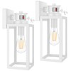 2-Pack Motion Sensor Outdoor Wall Lantern, Dusk to Dawn Exterior