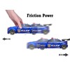Friction Powered Police Car Toy Rescue Vehicle with Lights and