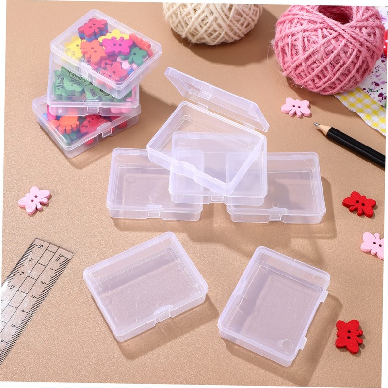 TEHAUX 24Pcs Boxes Craft Organizers and Storage Small Parts Organizer
